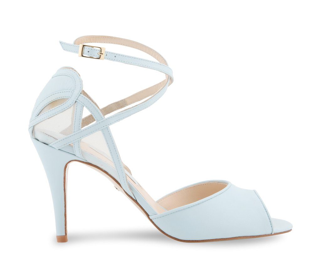 pale blue wedding shoes uk